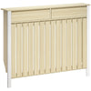 HOMCOM 93 x 119cm Rustic-Look Radiator Cover - Oak