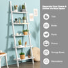 5-Tier Wall Shelf Display Bookcase-White
