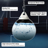 Water Punching Bag with Water Injector and Hanging Accessories-Black