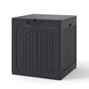 Weatherproof Patio Container with Lockable Lid for Patio-Brown