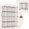 12 Wire Cube Storage Unit-Black