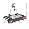 HOMCOM Bike Rack Bicycle Carrier Rear Rack