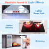 Wooden Kids Play Kitchen Corner with Lights and Water Circulation System-Coffee