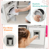 Wooden Kids Play Kitchen Corner with Lights and Water Circulation System-Grey