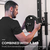 SPORTNOW Olympic Weight Plates Set, with Two 7.5kg and Two 5kg weights, Black