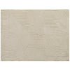 HOMCOM Modern Geometric Rug, Thick & Plush, Non-Slip, 230 x 160 cm â Cream, Living Room/Bedroom/Office