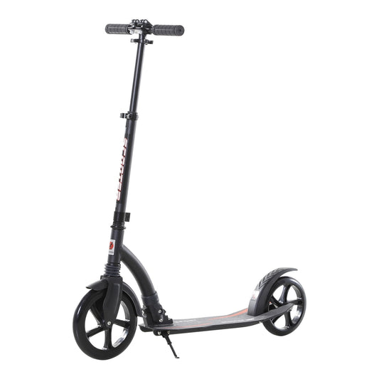 HOMCOM Foldable Kick Scooter in Black