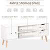 HOMCOM TV Stand for TVs up to 50