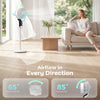 HOMCOM 20 dB Silent Standing Fan, 41