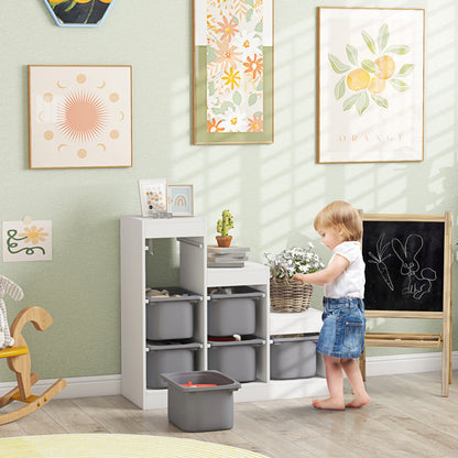 AIYAPLAY Toy Storage Organiser in Grey