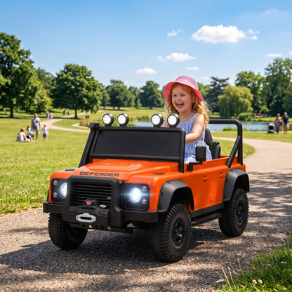 AIYAPLAY Kids Ride On Car with Remote Control in Orange