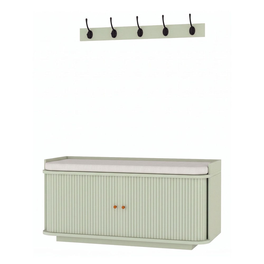 HOMCOM Hallway Storage Unit in Light Green
