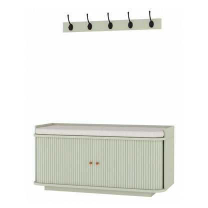 HOMCOM Hallway Storage Unit in Light Green