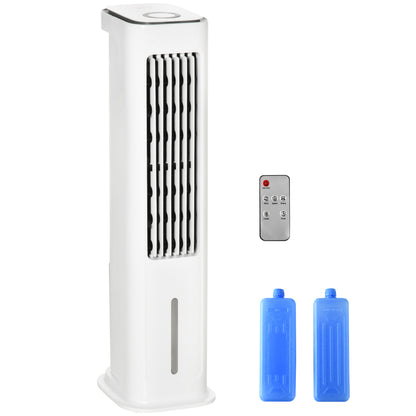 HOMCOM Evaporative Air Cooler in White