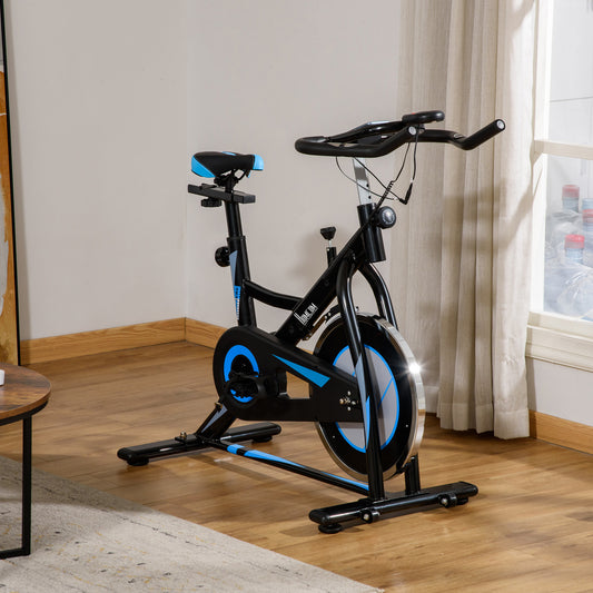 HOMCOM Stationary Exercise Bike in Black