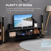 HOMCOM 160cm High Gloss Floating TV Unit Stand for TVs up to 70