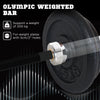 SPORTNOW 210cm Barbell Set, Barbell Bar for 5cm Weight Plates for Loading 200kg Weight Plates, for Home Gym Weight Training