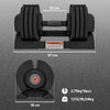 SPORTNOW Adjustable Dumbbells Set, 4-in-1 Weights Set with Storage Tray, Non-Slip Handle, 7kg, 13kg, 18kg, 24kg