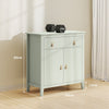 HOMCOM Farmhouse Style Sideboard - Light Green