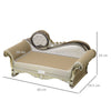 PawHut Cat Furniture, with Scratching Pad & Catnip - Brown