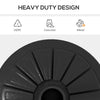 Outsunny Umbrella Base, Heavy Duty Concrete Base Holder with Steel Pole, Round Parasol Stand for Patio, Outdoor, Garden, Black