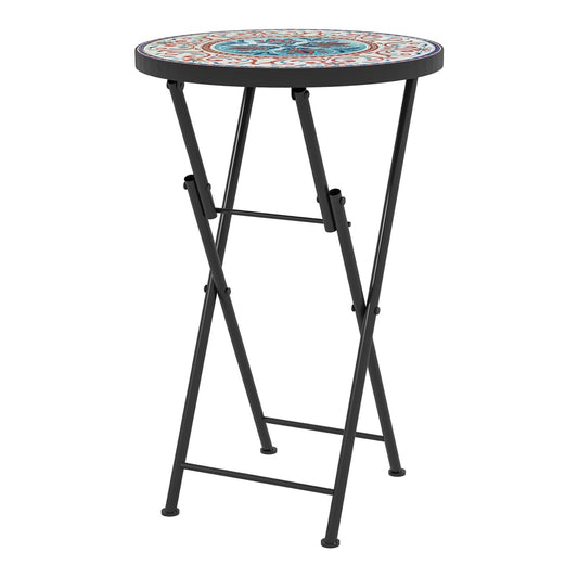 Outsunny Mosaic Outdoor Garden Table in Multi Colour
