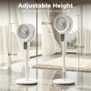 HOMCOM 20 dB Silent Standing Fan for Bedroom, 42