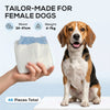 PawHut Disposable Dog Diapers Female for M Dogs Incontinence or Excitable Urination and Training 48 Count