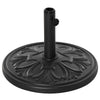 Outsunny 13kg Round Parasol Base Sun Umbrella Weight Stand Holder Patio Outdoor Garden, Black