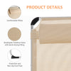 Outsunny Foldable Outdoor Sun Loungers Set of 2, Reclining Lounge Chair Camping Bed Cot with Pillow 4-Level Adjustable Back Aluminium Frame, Khaki