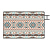 Outsunny Picnic Blanket, 300x200CM Large Beach Blanket Outdoor Picnic Mat with Integrated Strap for Camping, Mix-Colour