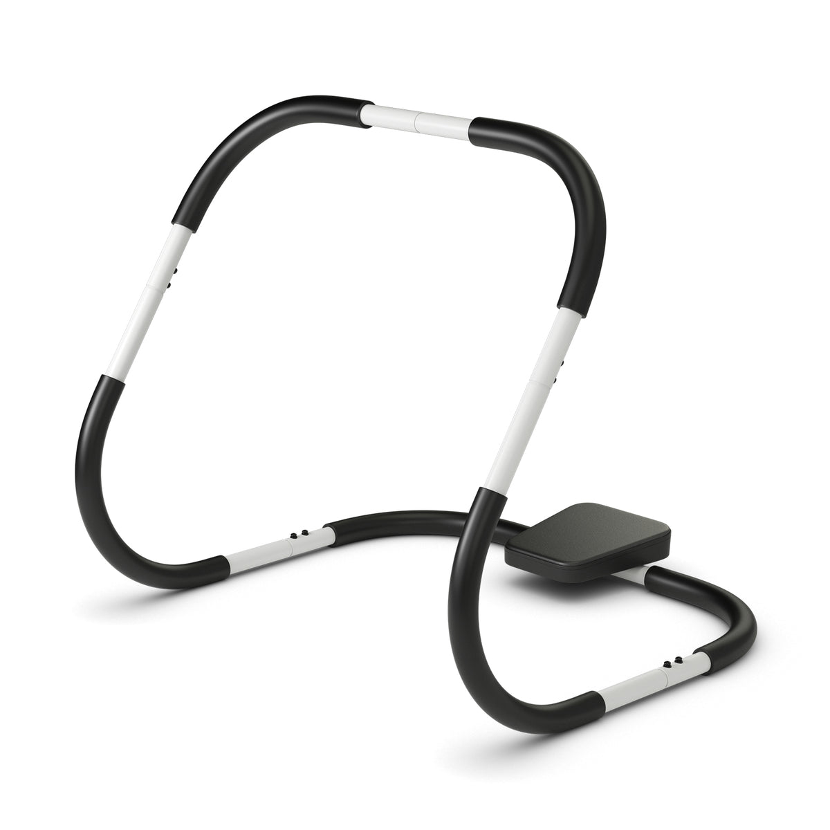 AB Mat Trainer Portable Abdominal Crunch Fitness in black and white