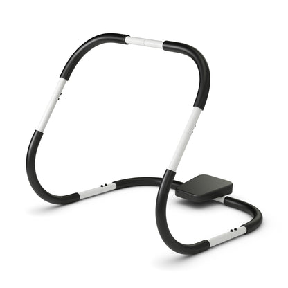 AB Mat Trainer Portable Abdominal Crunch Fitness in black and white