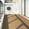 Acacia Wood Interlocking Floor Tiles for Terrace and Balcony