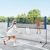 Adjustable Badminton Net Set for Backyard Driveway Beach Portable