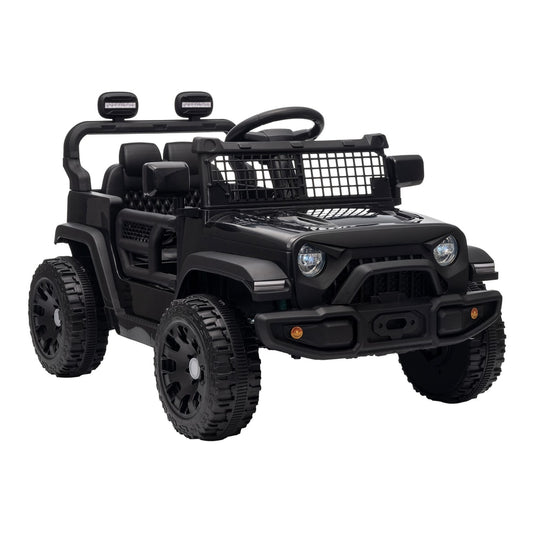 AIYAPLAY 12V Electric Car for Kids with Remote in Black