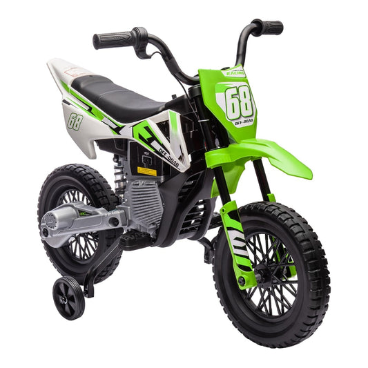 AIYAPLAY 12V Kids Electric Motorbike in Green