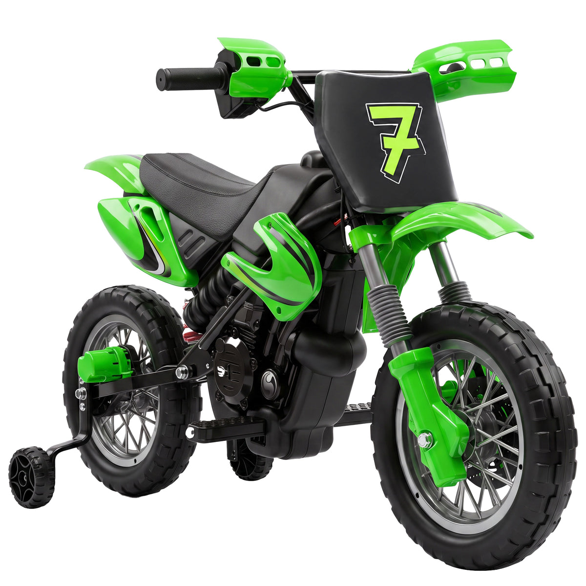 AIYAPLAY 12V Kids Electric Motorbike in Green