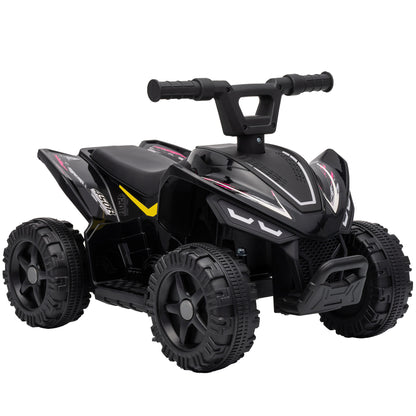 AIYAPLAY 6V Battery Powered Kids ATV in Black