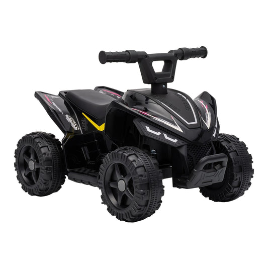 AIYAPLAY 6V Battery Powered Kids ATV in Black