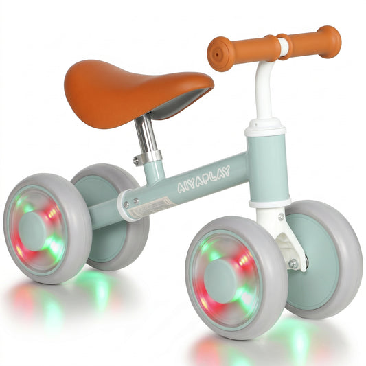 AIYAPLAY Baby Balance Bike for 1-2 Years Old in Green