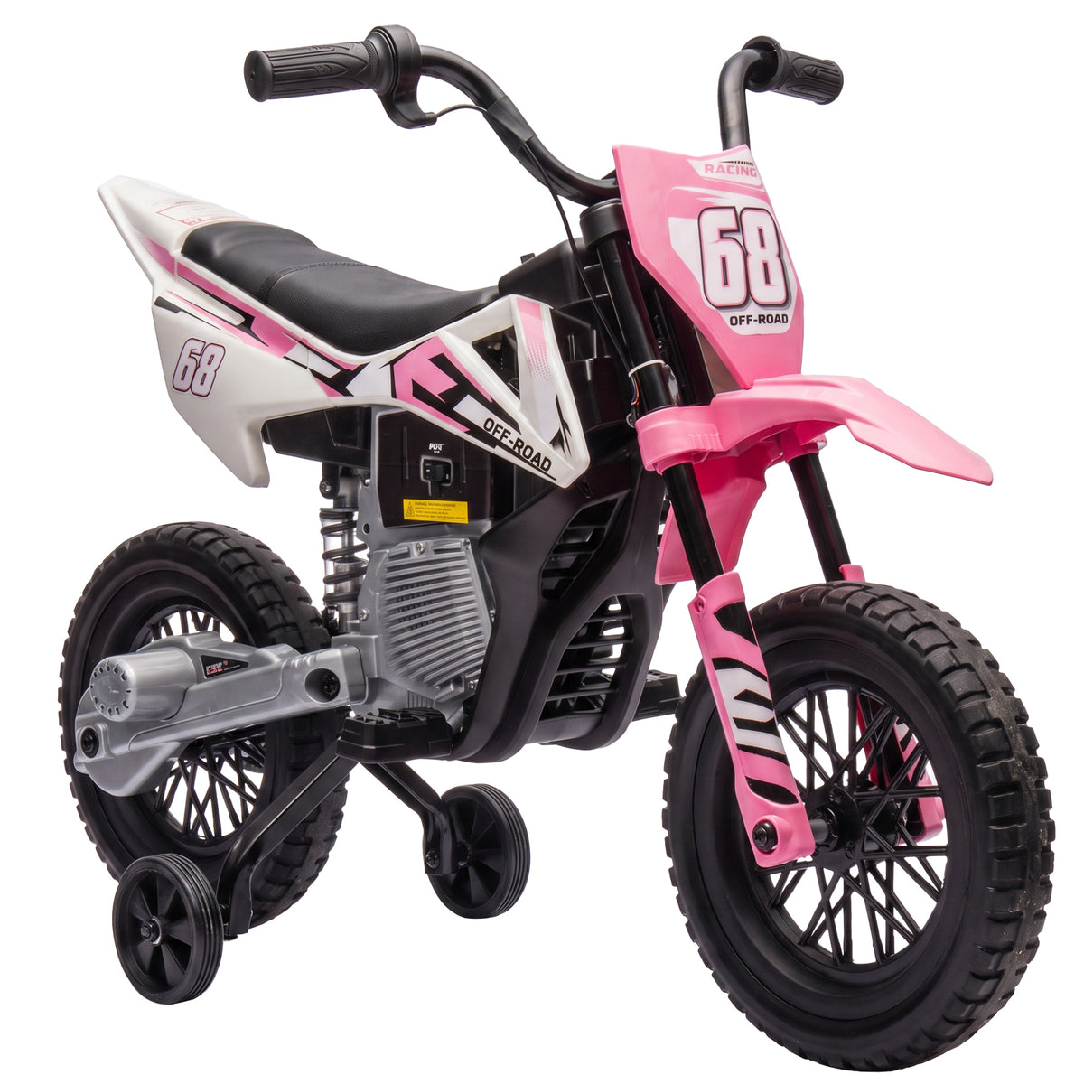 AIYAPLAY Kids Electric Motorcycle in Pink