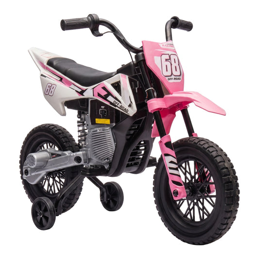 AIYAPLAY Kids Electric Motorcycle in Pink