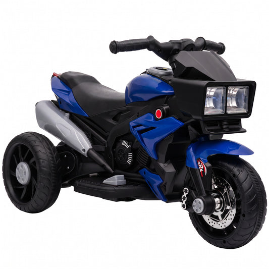 AIYAPLAY Kids Electric Motorcycle Ride-On Toy in Blue