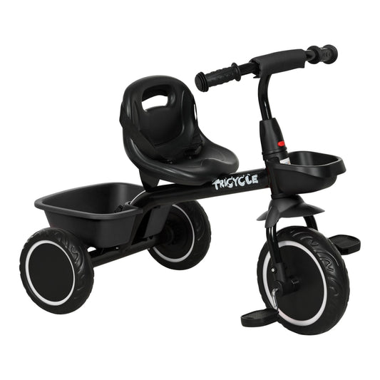 AIYAPLAY Kids Trike for 2-5 Years with Adjustable Seat shown from a side angle on a white background