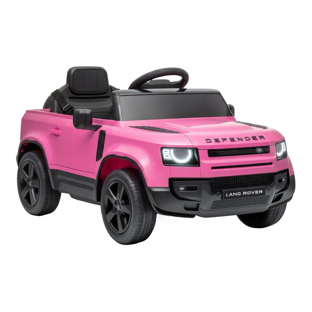 AIYAPLAY Land Rover Licensed 12V Kids Ride on Car in pink
