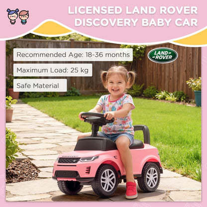 Pink licensed Land Rover baby car suitable for 18-36 months