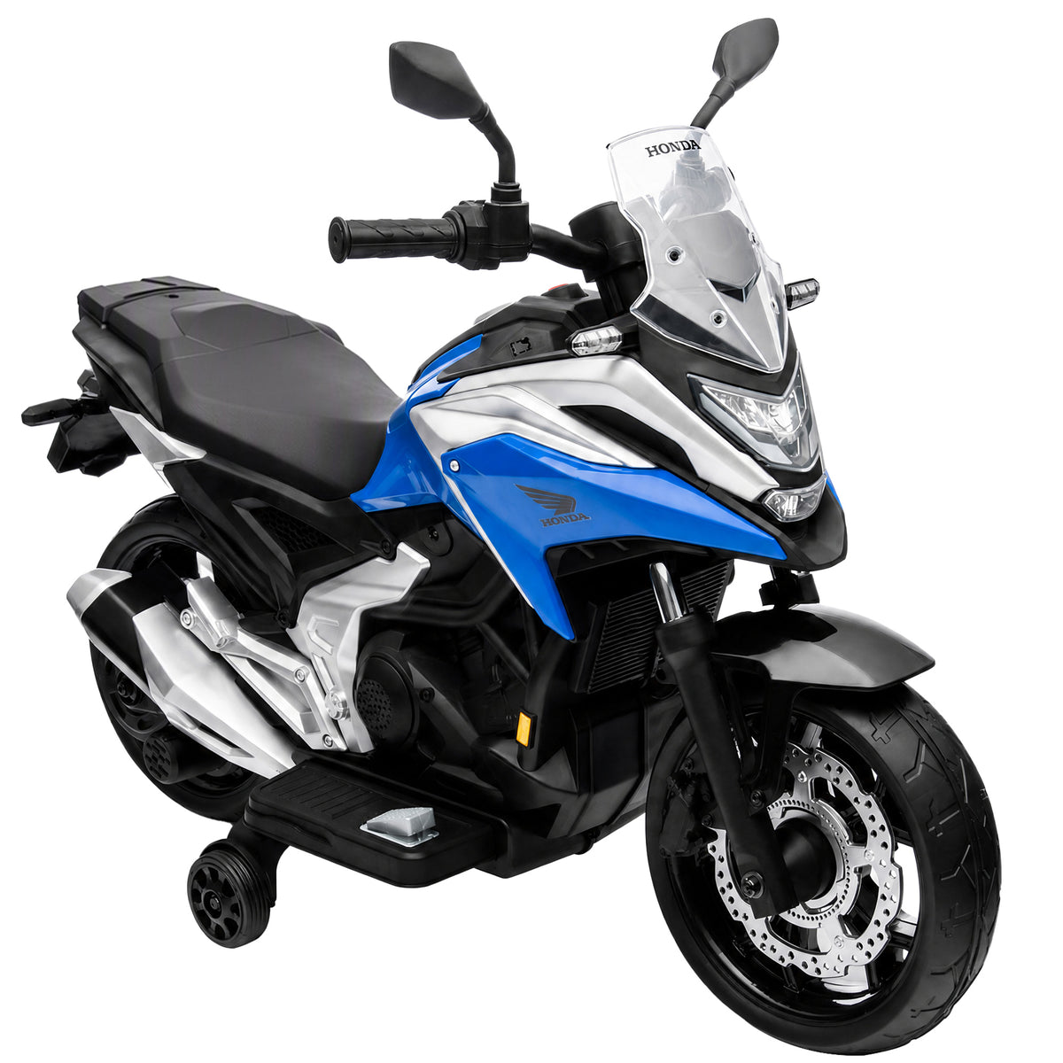 AIYAPLAY Licensed Honda 12V Kids Electric Motorbike in Blue