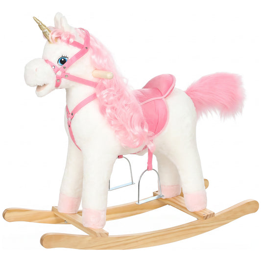 AIYAPLAY Rocking Horse in White