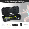 All-In-One Portable Badminton Net Set with Storage Base-Black